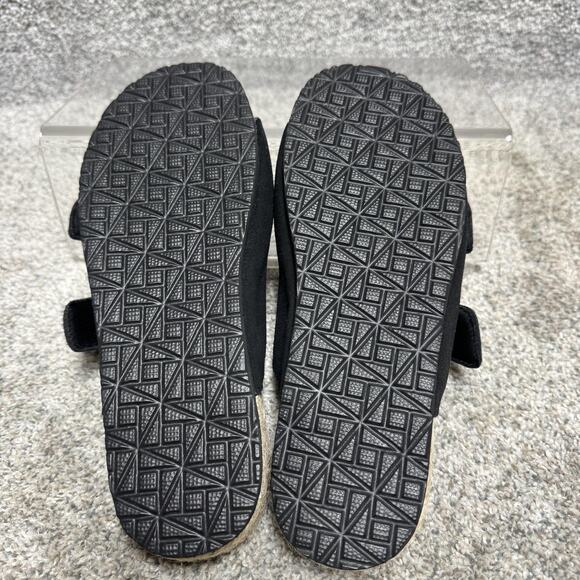 Haute Hippie Style Sandals Womens Size 6.5 Black Espadrille Double Buckle Slides - Picture 7 of 9